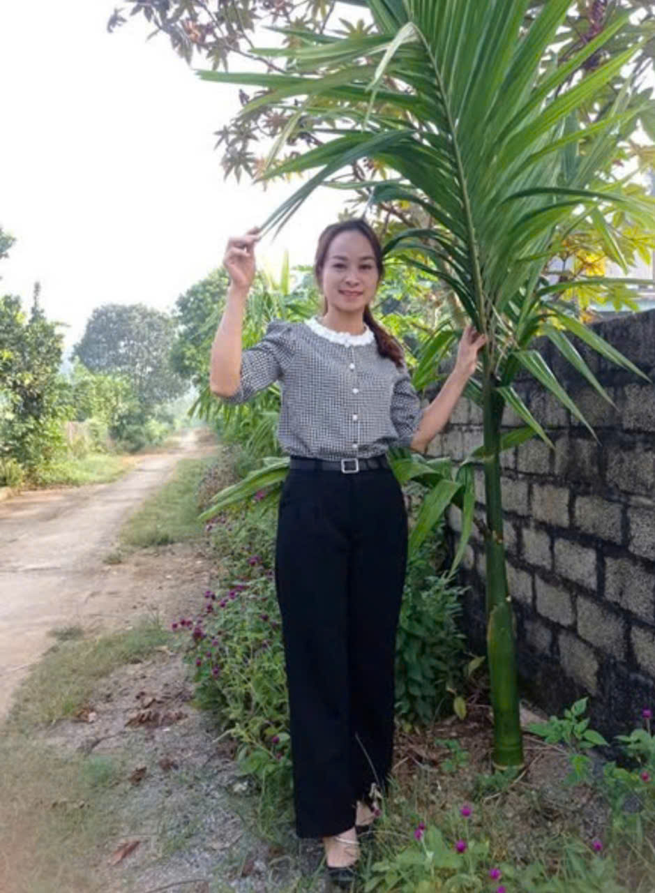 Ảnh: Chị Nguyễn Thị Ngọc Xuyến, xóm Hải Phong, xã Bắc Phong
