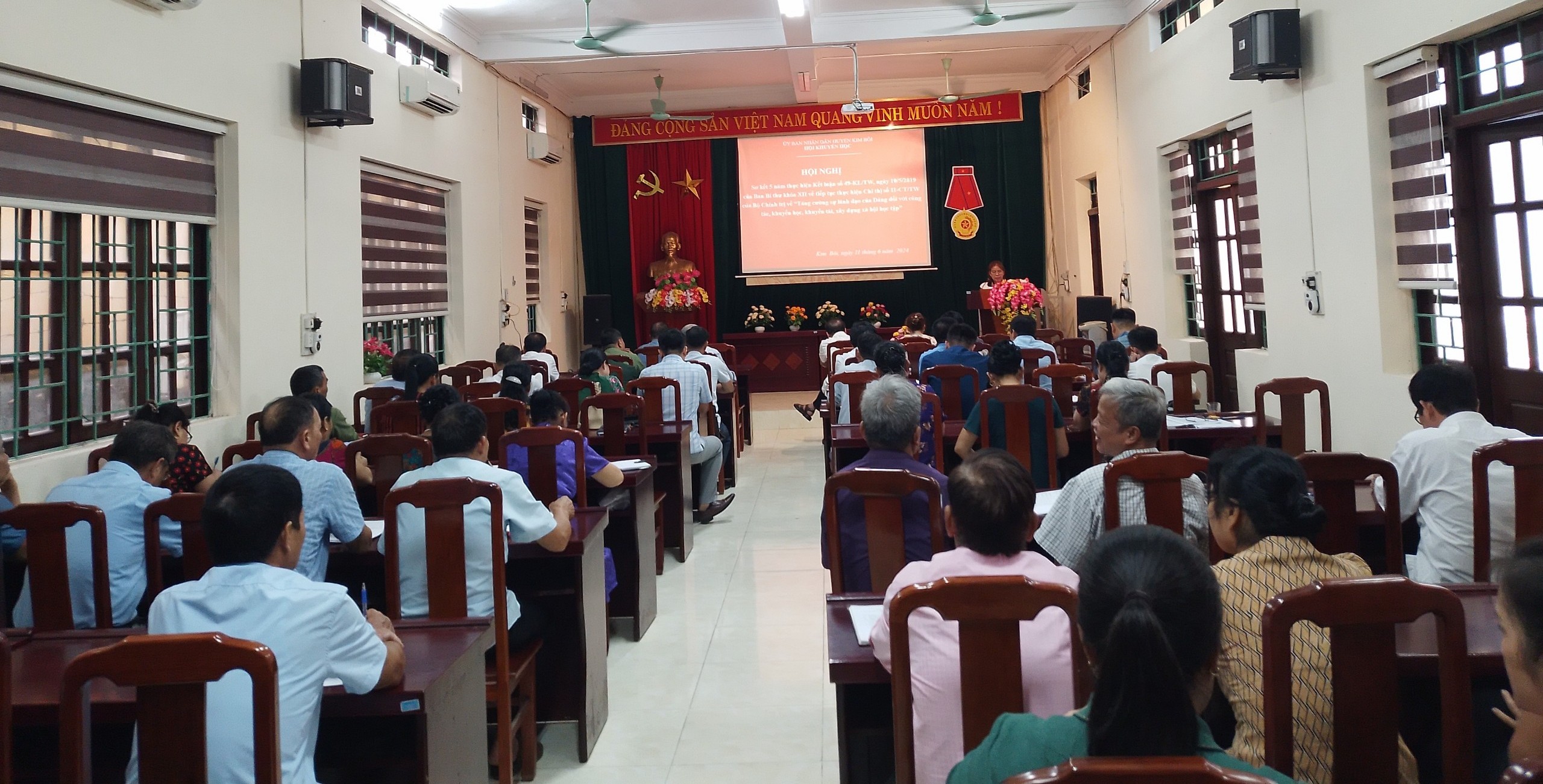 Ảnh: Hội nghị Sơ kết 5 năm thực hiện Kết luận số 49 –KL/TW, ngày 10/5/2019  của Ban Bí thư khóa XII  

