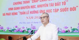 Bí thư Tỉnh ủy Phạm Đại Dương phát biểu tại chương trình.