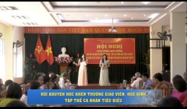 HKH huyện Yên Thủy tuyên dương khen thưởng giáo viên, học sinh tiêu biểu năm học 2023-2024