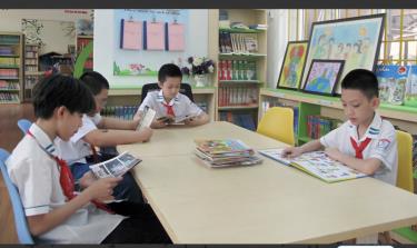Trẻ em đọc sách trong các thư viện công cộng - tiêu chí của thành phố học tập toàn cầu.