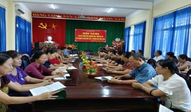 Ảnh: các đại biểu dự hội nghị sơ kết