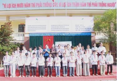 Xã Trung Sơn tổ chức chương trình “Tiếp sức cho em tới trường” năm 2026