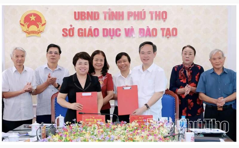 Sở Giáo dục và Đào tạo phối hợp với Hội Khuyến học tỉnh ký kết Chương trình phối hợp.