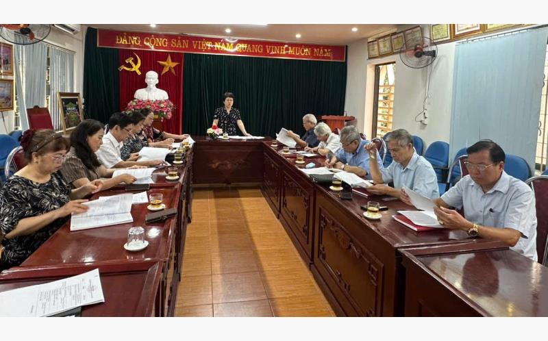 Ảnh: Ban Thường vụ HKH tỉnh bàn các nội dung quan trọng về tổ chức Đại hội lần thứ I, nhiệm kỳ 2026-2031